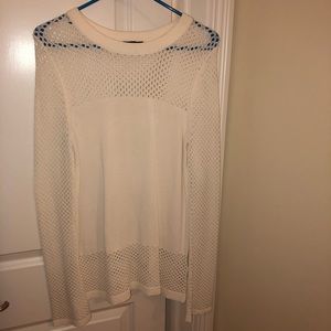 TOPSHOP mesh sweater